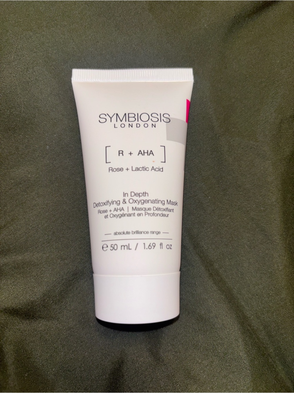NEW Symbiosis London R + AHA Rose + Lactic Acid Oxygenating Mask - 1.69 fl oz
